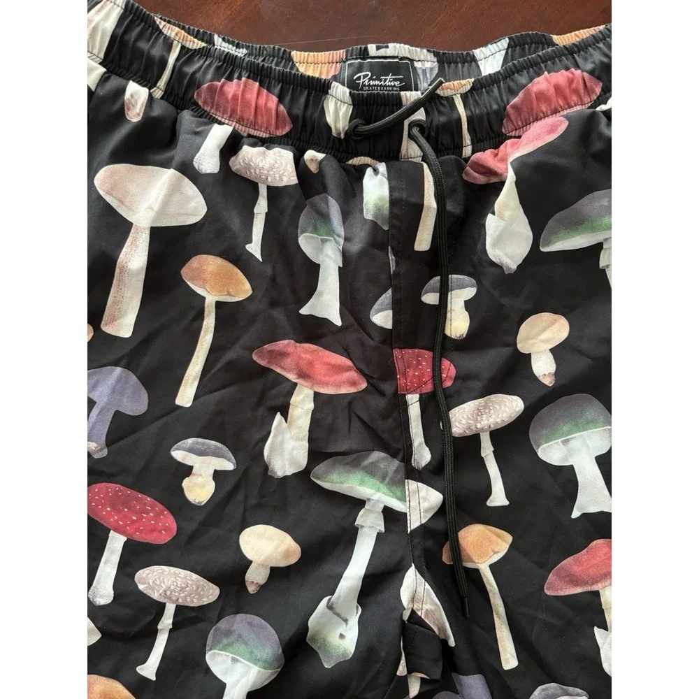 Primitive Ashbury Boardshorts Mushrooms Print Size Medium